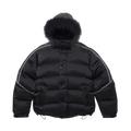 Supreme x Jordan Puffer Jacket 'Black' — XXS — Front View