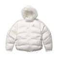 Supreme x Jordan Puffer Jacket 'White' — XXS — Front View