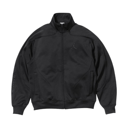 Supreme x Jordan Track Jacket 'Black' — XXS — Front View