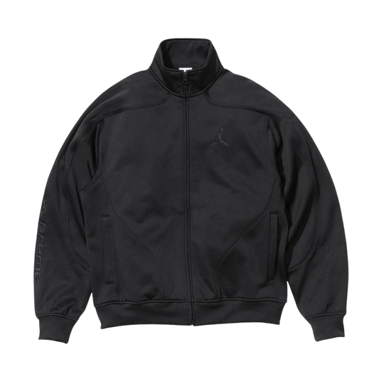 Supreme x Jordan Track Jacket 'Black' — XXS — Front View