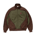 Supreme x Jordan Track Jacket 'Brown/Olive' — XXS — Front View