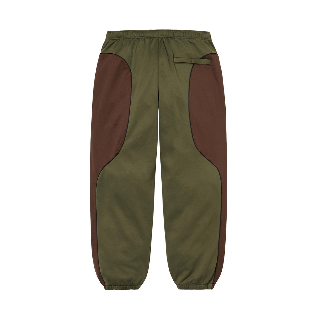 Supreme x Jordan Track Pants 'Olive/Brown' — XXS — Side View