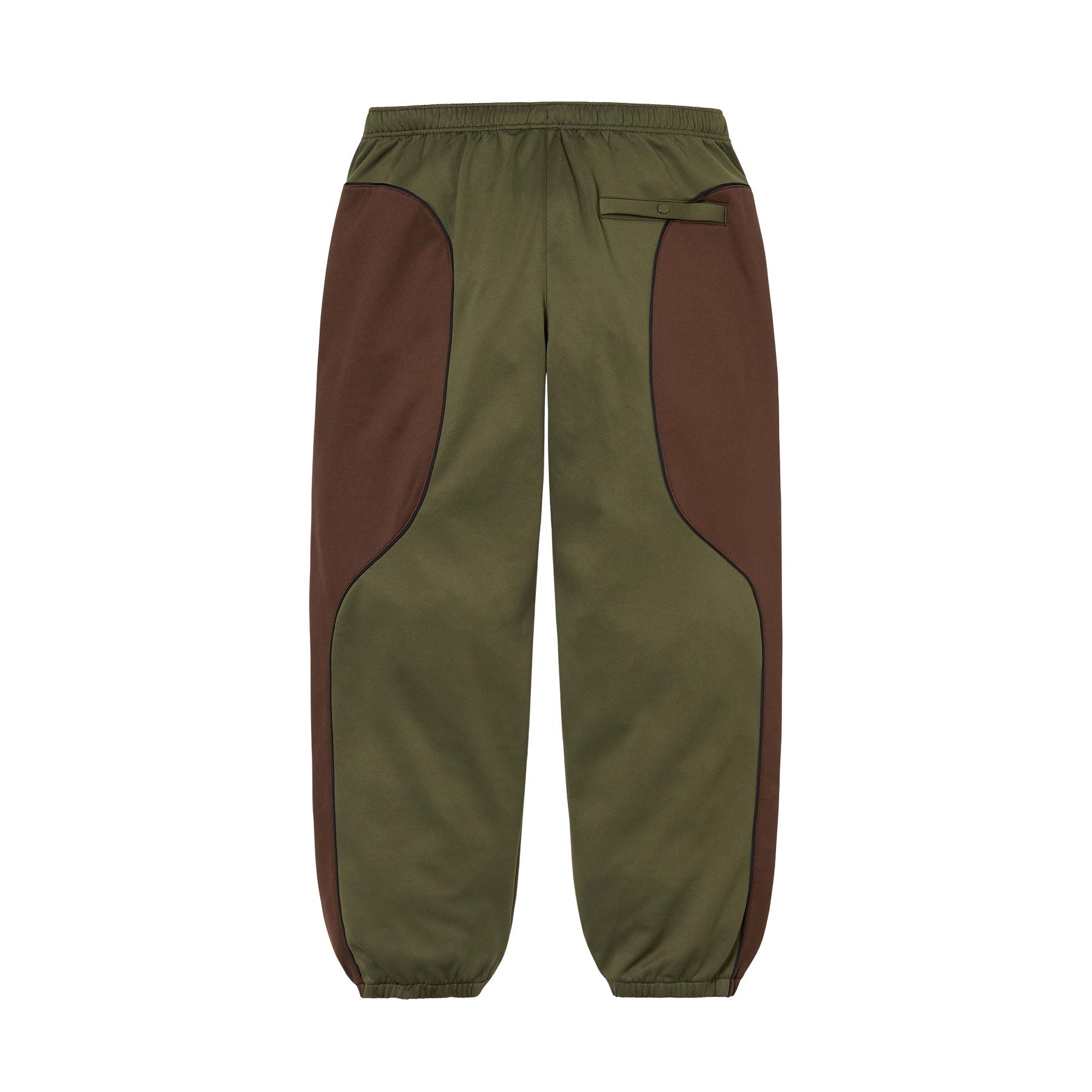 Supreme x Jordan Track Pants 'Olive/Brown' — XXS — Side View