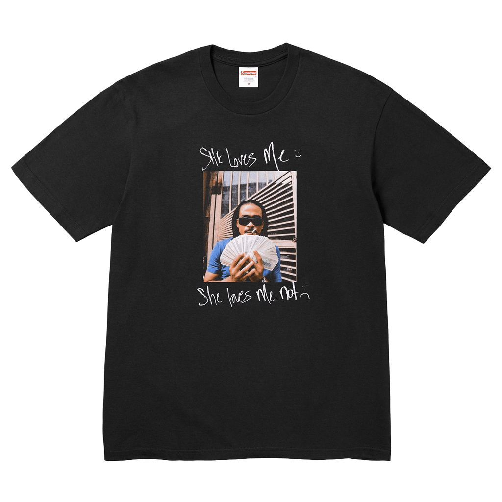 Supreme Max B Tee 'Black' — XXS — Front View