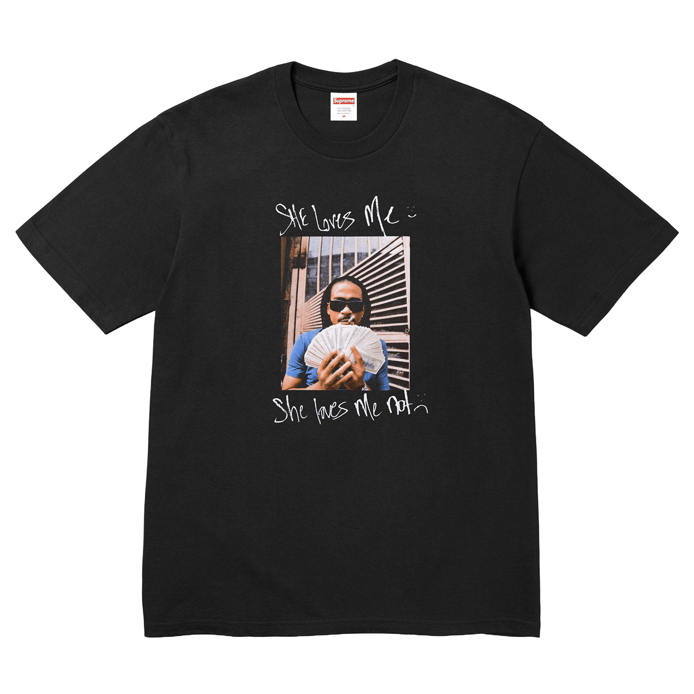 Supreme Max B Tee 'Black' — XXS — Front View