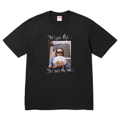 Supreme Max B Tee 'Black' — XXS — Front View