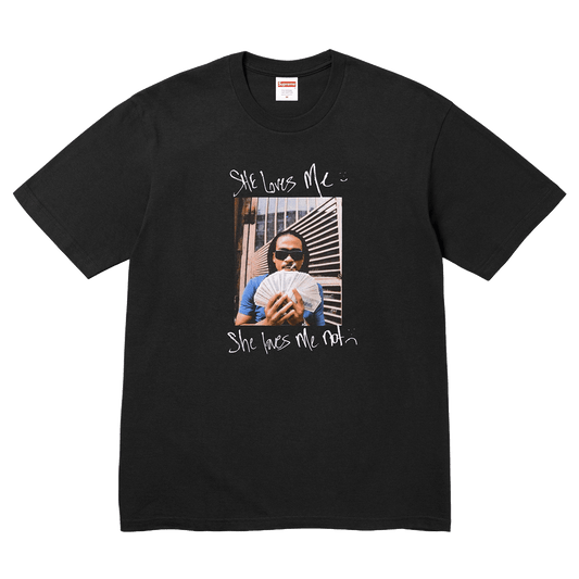 Supreme Max B Tee 'Black' — XXS — Front View
