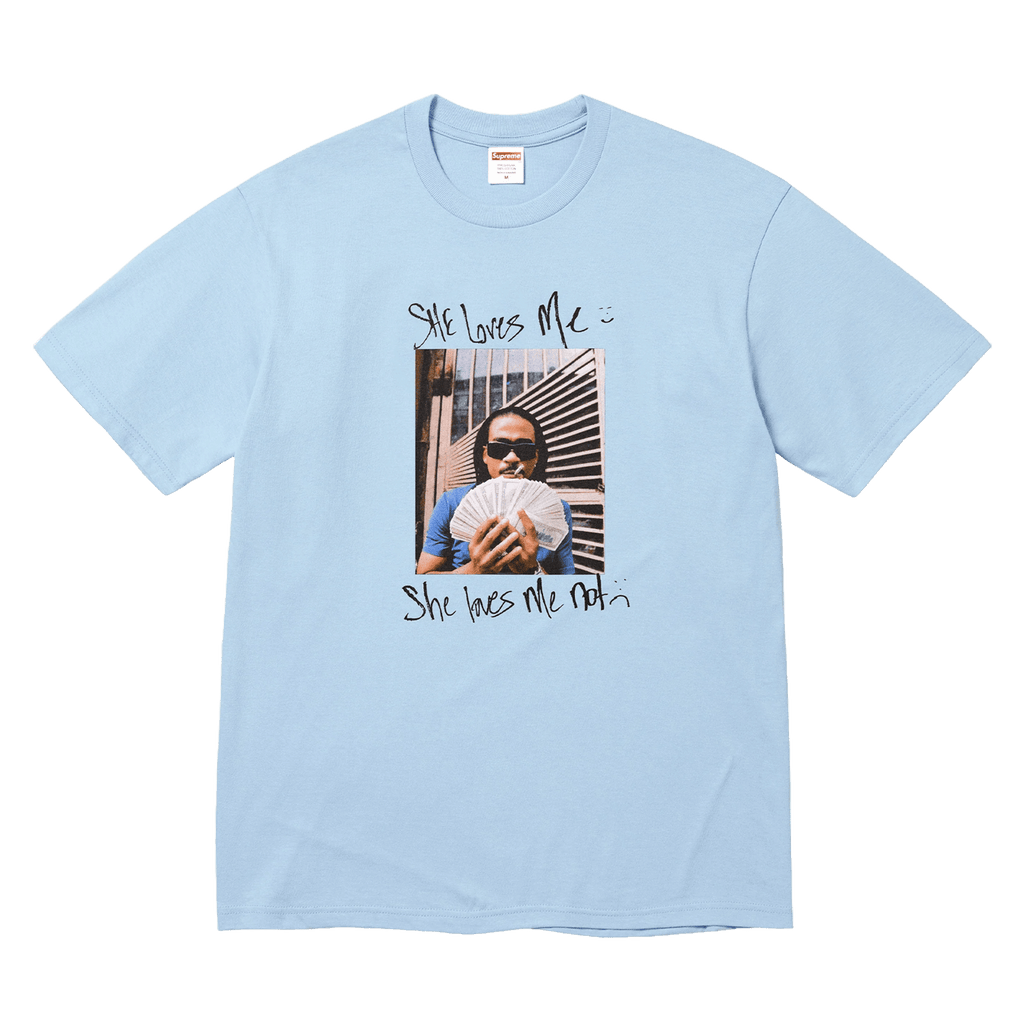 Supreme Max B Tee 'Powder Blue' — XXS — Front View