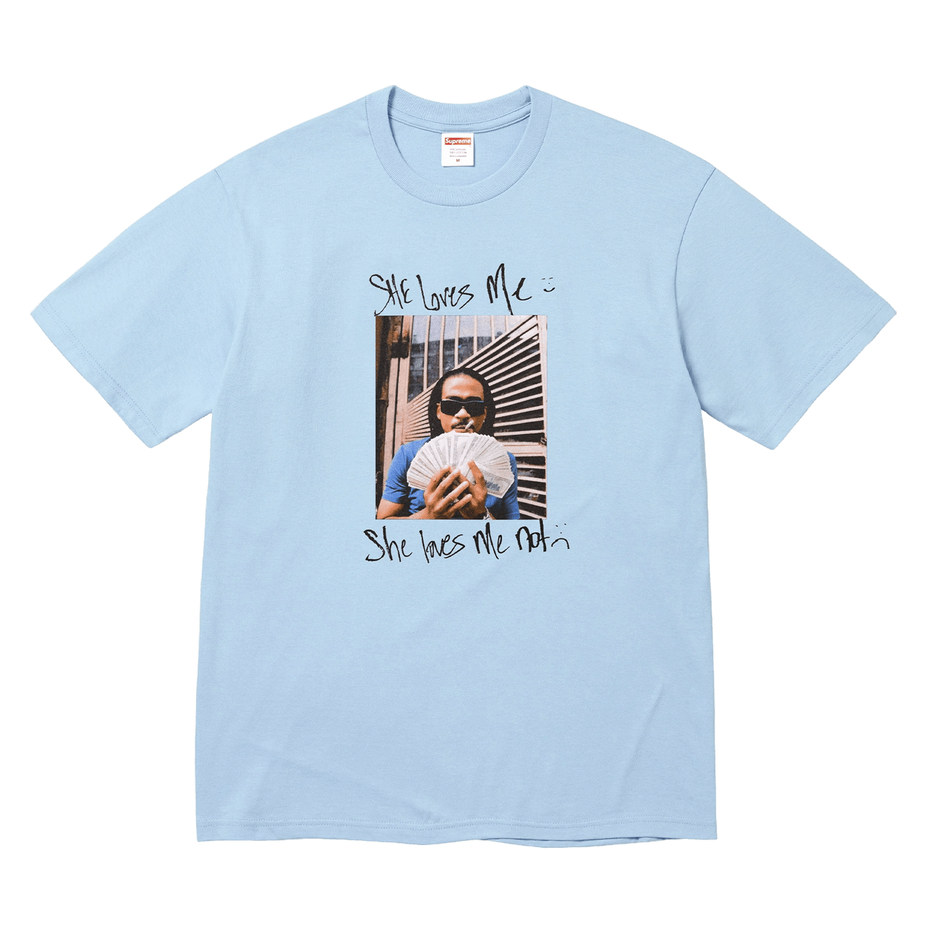 Supreme Max B Tee 'Powder Blue' — XXS — Front View