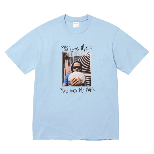 Supreme Max B Tee 'Powder Blue' — XXS — Front View