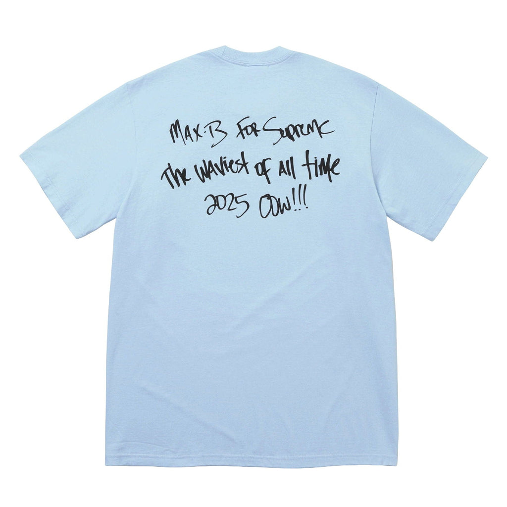 Supreme Max B Tee 'Powder Blue' — XXS — Side View