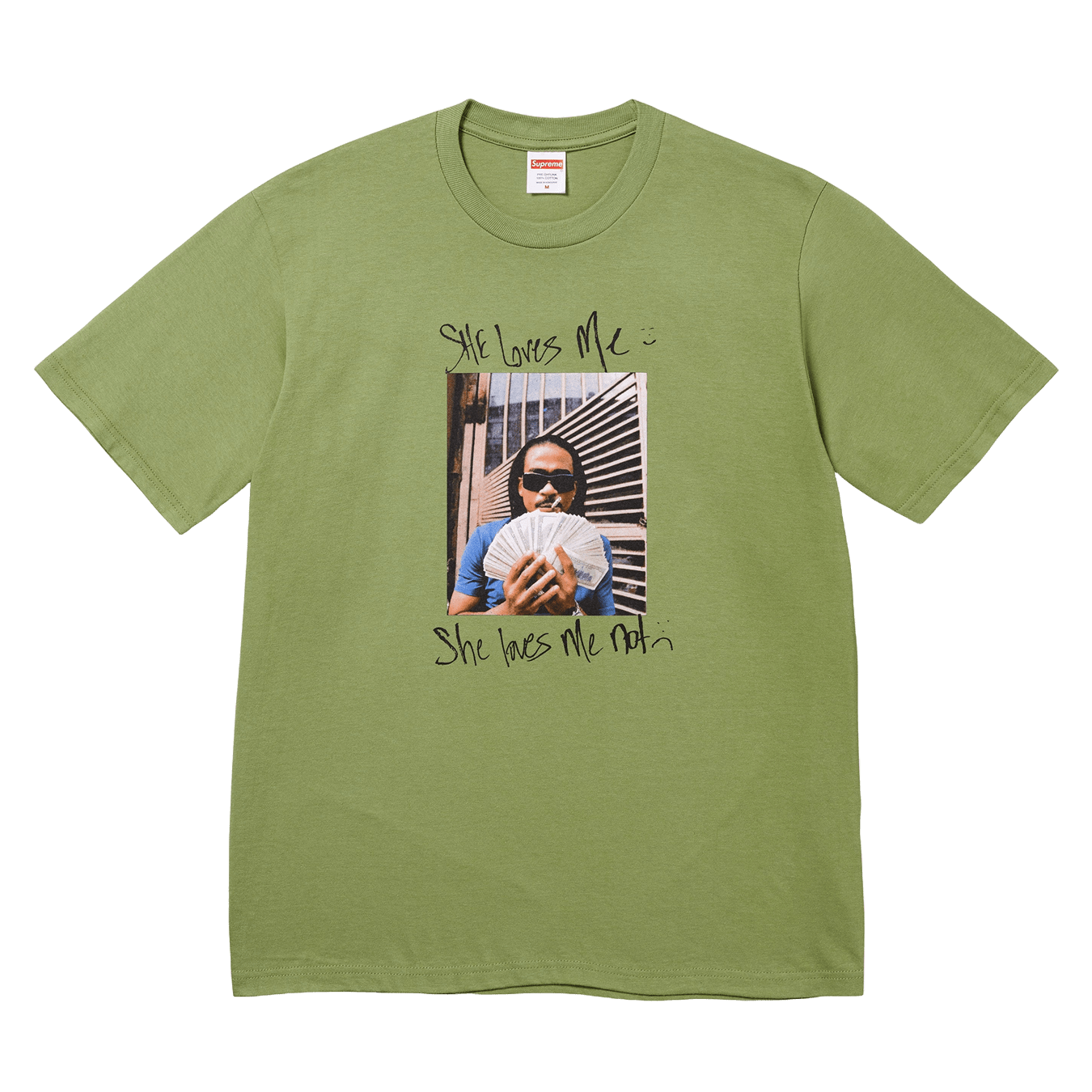 Supreme Max B Tee 'Moss' — XXS — Front View