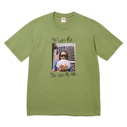 Supreme Max B Tee 'Moss' — XXS — Front View