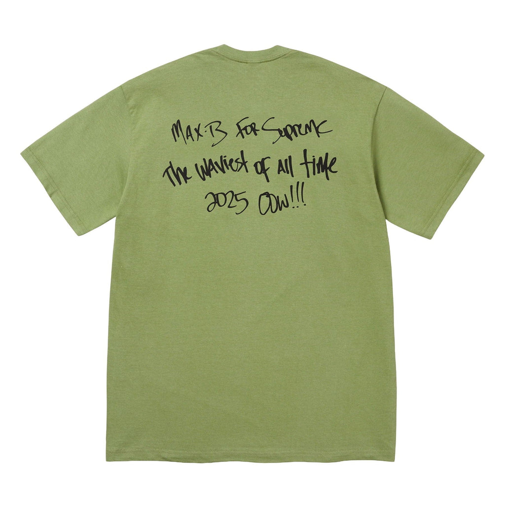 Supreme Max B Tee 'Moss' — XXS — Side View