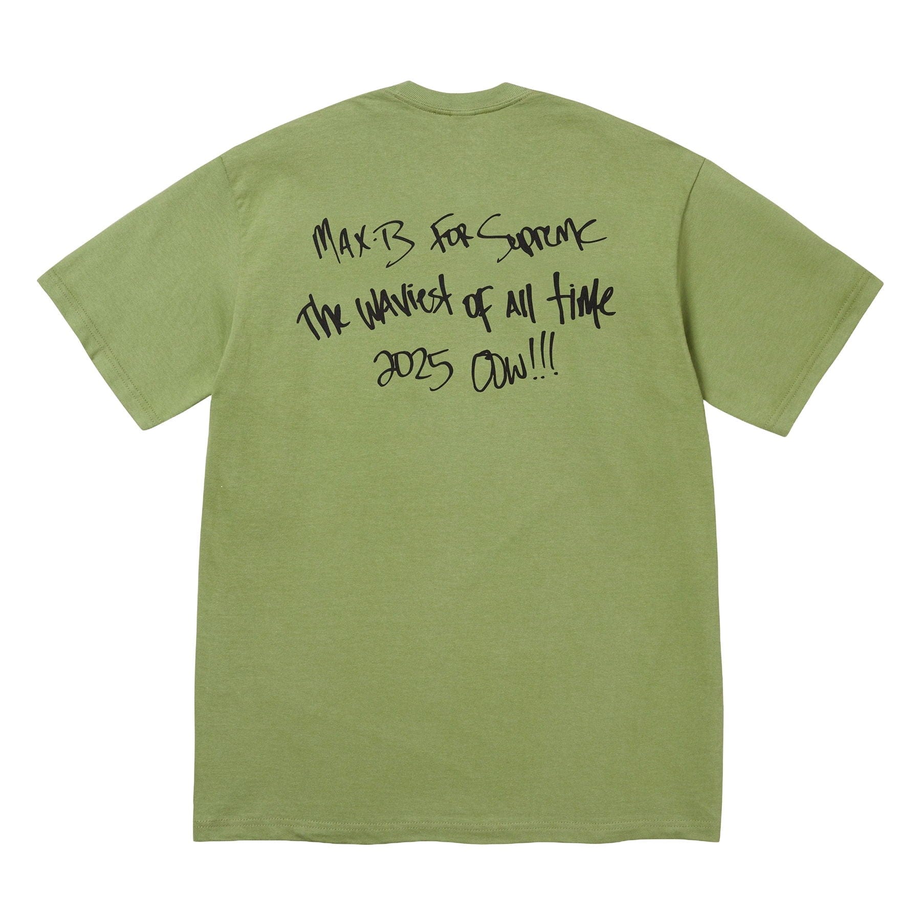 Supreme Max B Tee 'Moss' — XXS — Side View