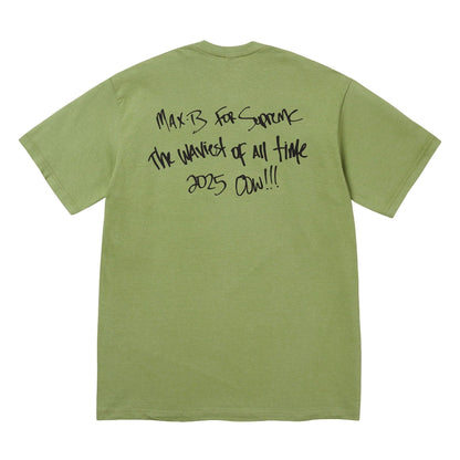 Supreme Max B Tee 'Moss' — XXS — Side View