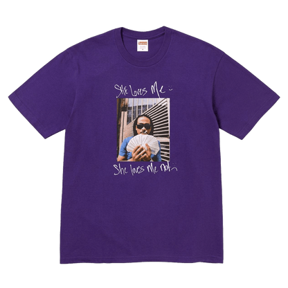 Supreme Max B Tee 'Purple' — XXS — Front View