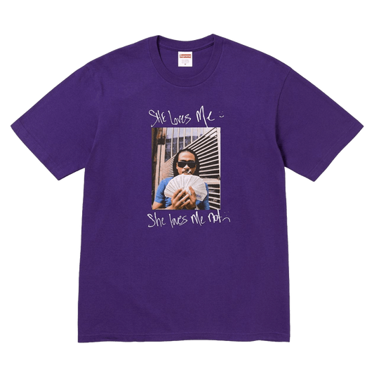 Supreme Max B Tee 'Purple' — XXS — Front View