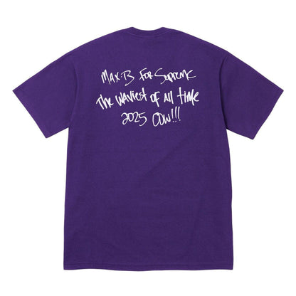 Supreme Max B Tee 'Purple' — XXS — Side View