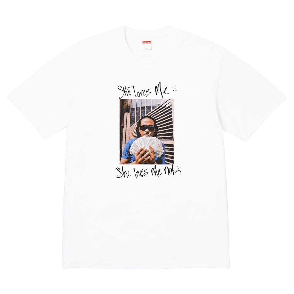 Supreme Max B Tee 'White' — XXS — Front View