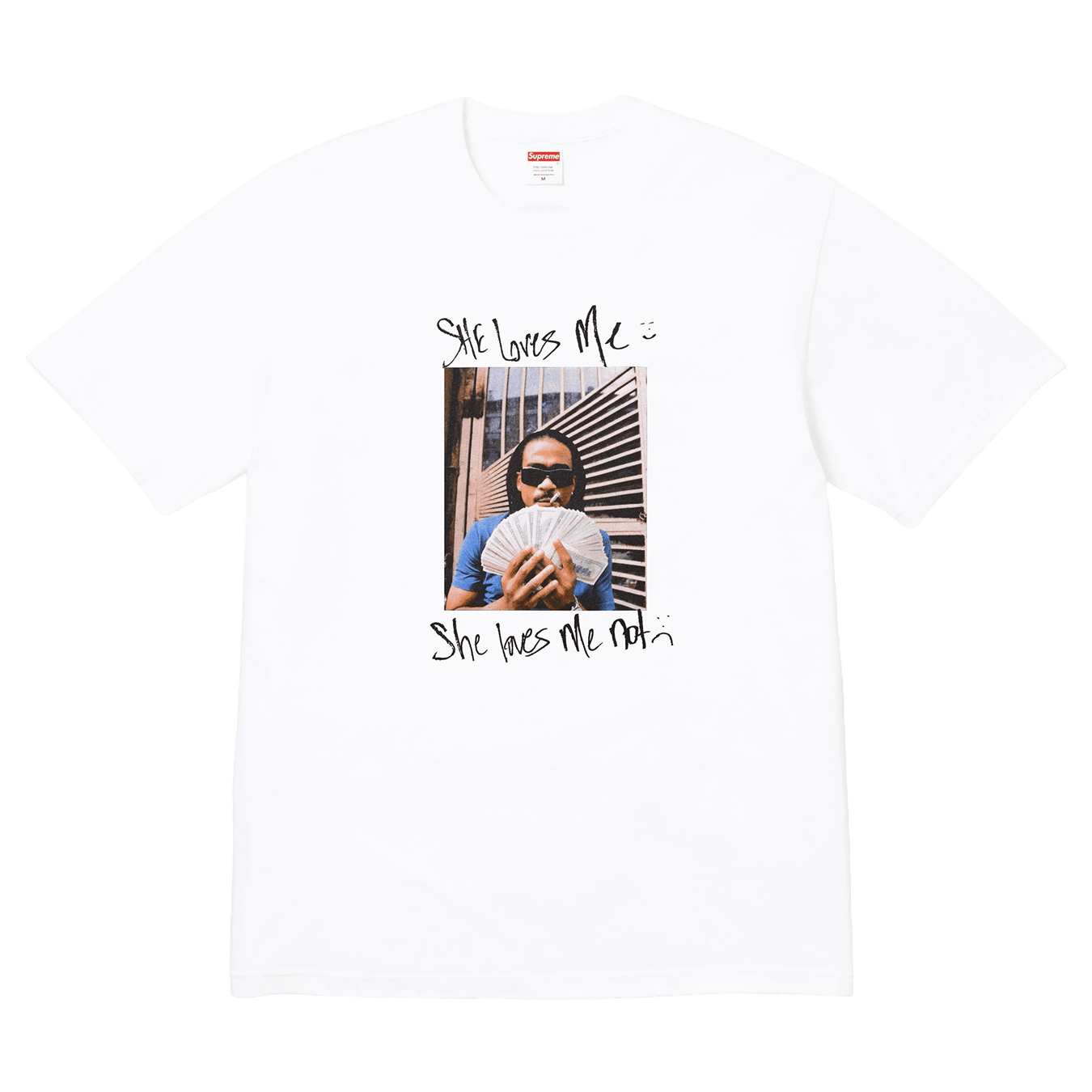 Supreme Max B Tee 'White' — XXS — Front View