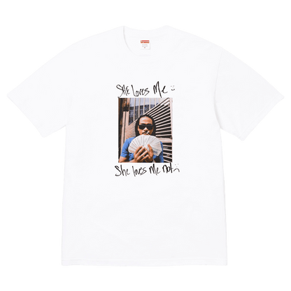 Supreme Max B Tee 'White' — XXS — Front View