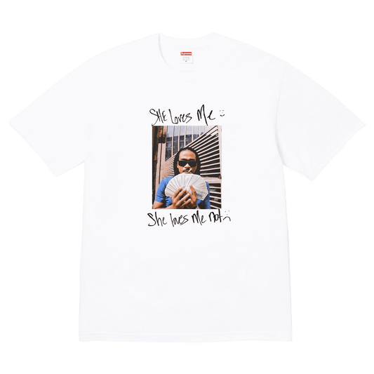 Supreme Max B Tee 'White' — XXS — Front View