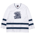 Supreme Marithé + François Girbaud Hockey Jersey 'White' — XXS — Front View
