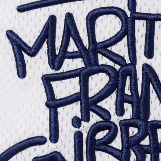Supreme Marithé + François Girbaud Hockey Jersey 'White' — XXS — Side View