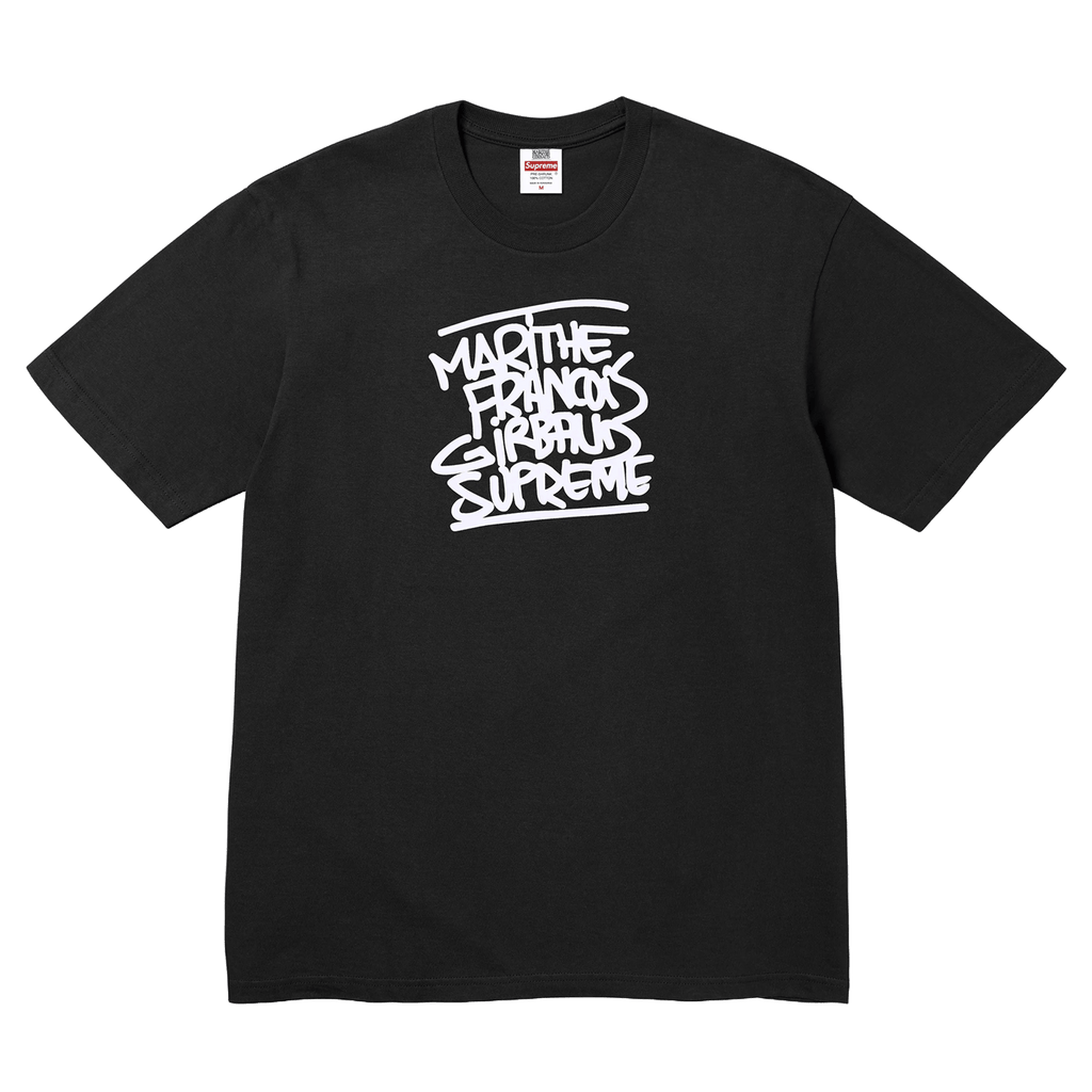 Supreme Marithé + François Girbaud Tee 'Black' — XXS — Front View