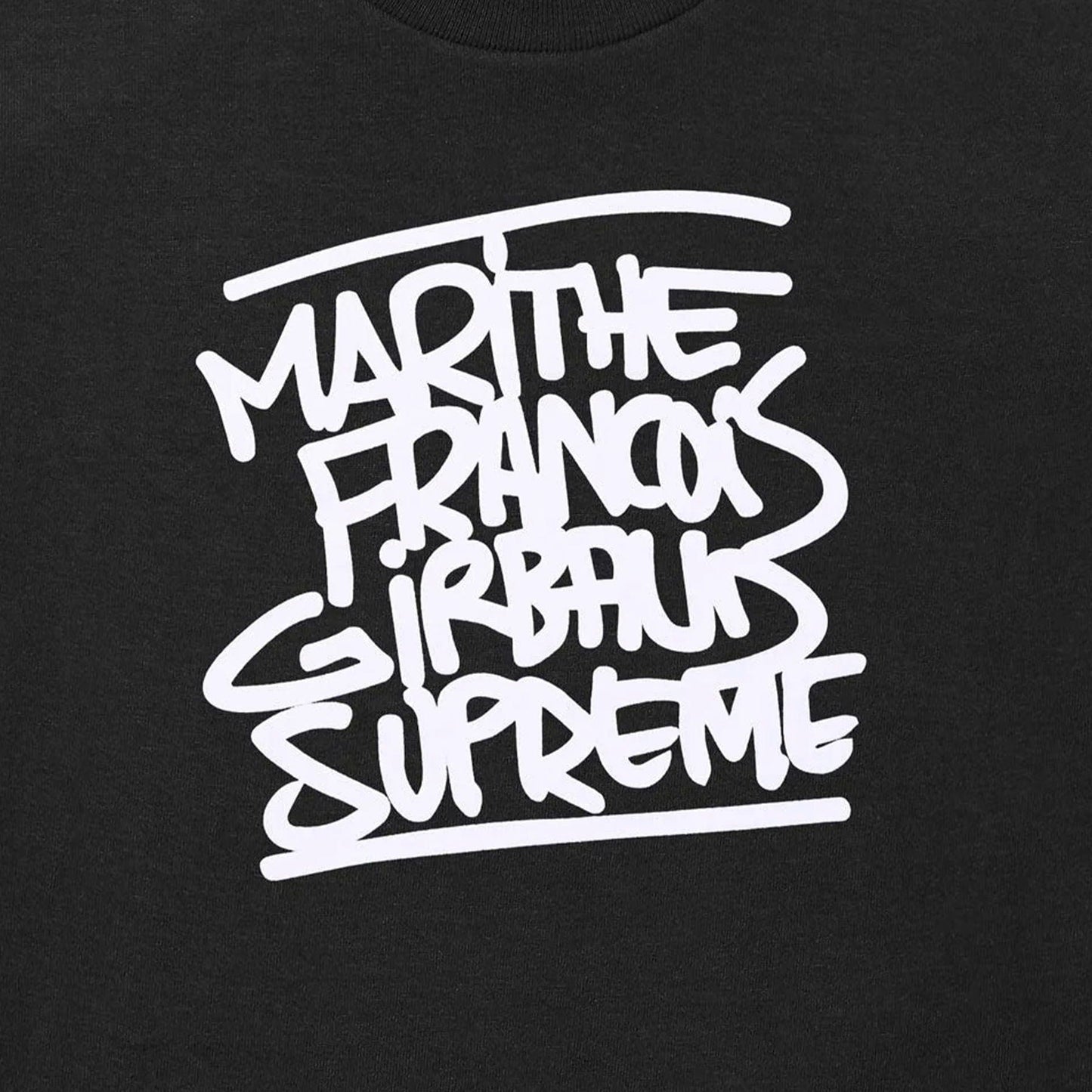 Supreme Marithé + François Girbaud Tee 'Black' — XXS — Side View