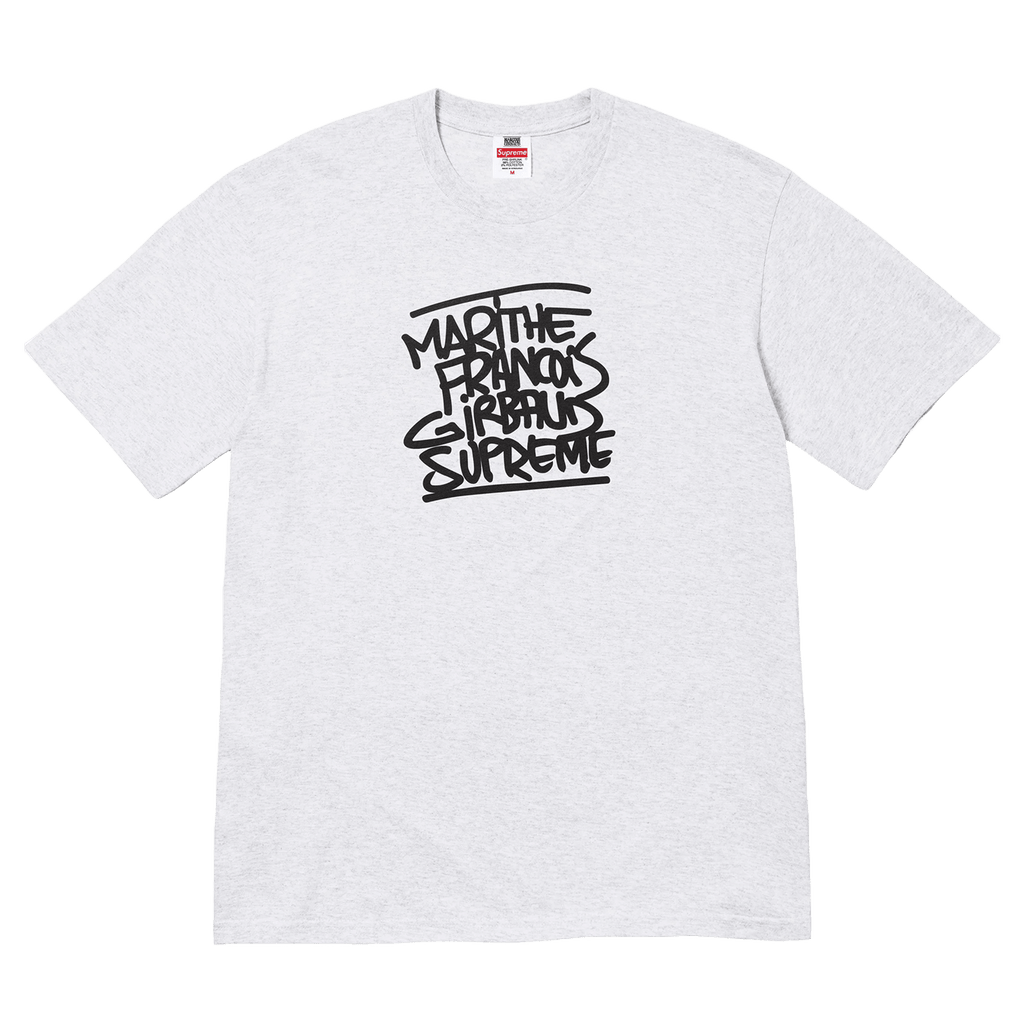 Supreme Marithé + François Girbaud Tee 'Ash Grey' — XXS — Front View