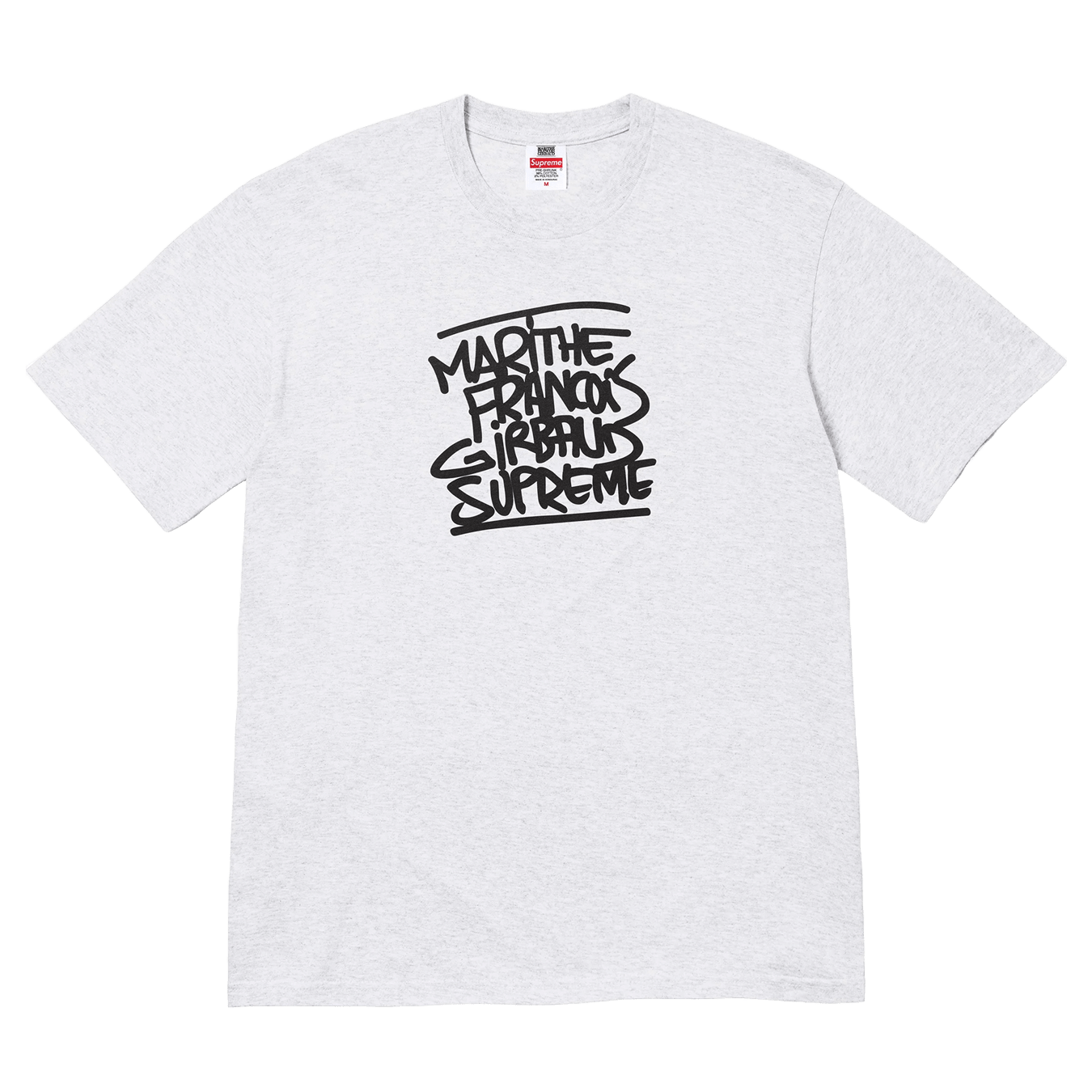 Supreme Marithé + François Girbaud Tee 'Ash Grey' — XXS — Front View