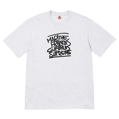 Supreme Marithé + François Girbaud Tee 'Ash Grey' — XXS — Front View