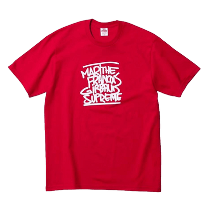 Supreme Marithé + François Girbaud Tee 'Red' — XXS — Front View