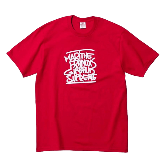 Supreme Marithé + François Girbaud Tee 'Red' — XXS — Front View