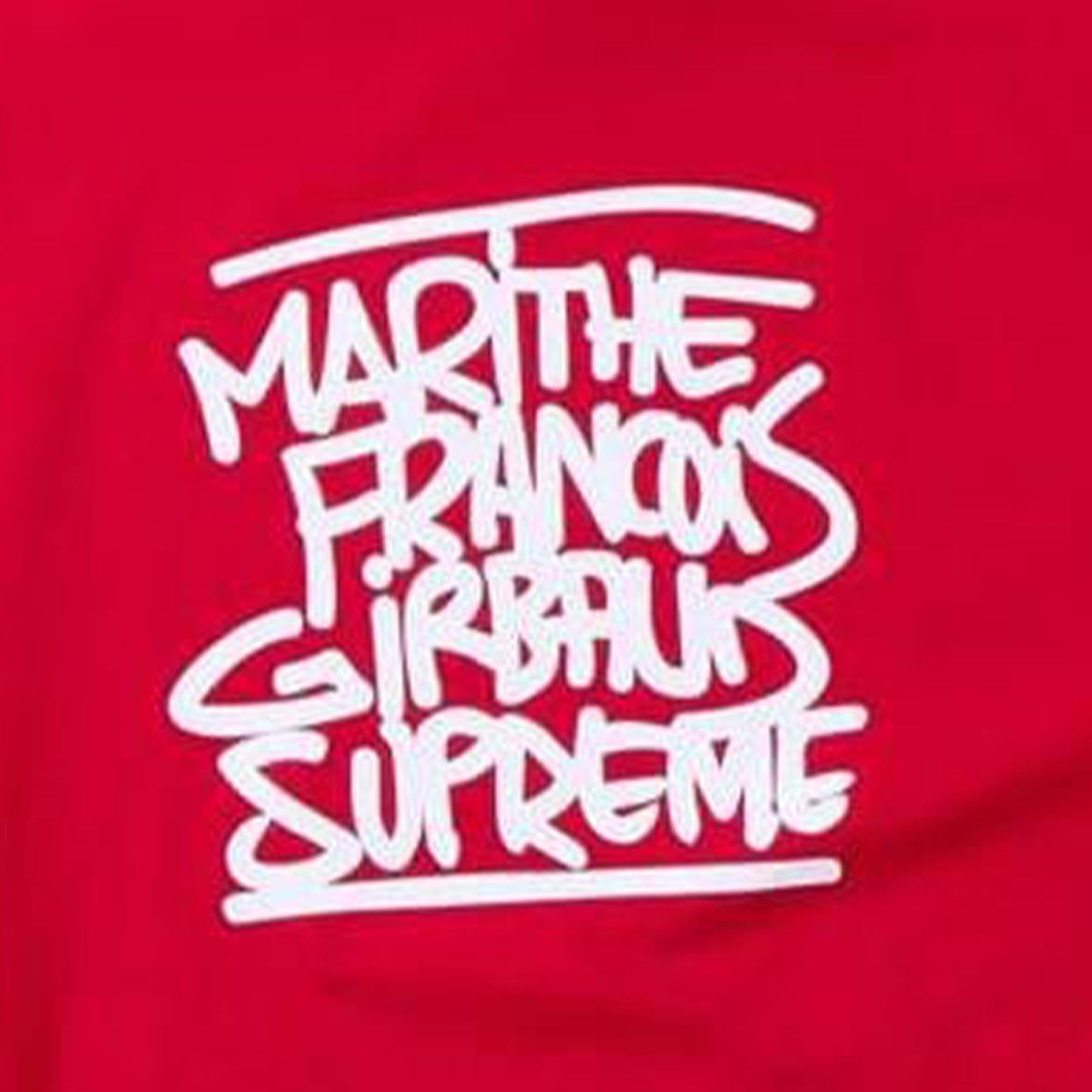Supreme Marithé + François Girbaud Tee 'Red' — XXS — Side View