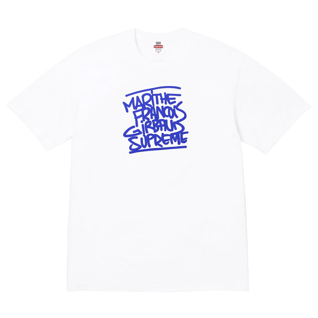 Supreme Marithé + François Girbaud Tee 'White' — XXS — Front View