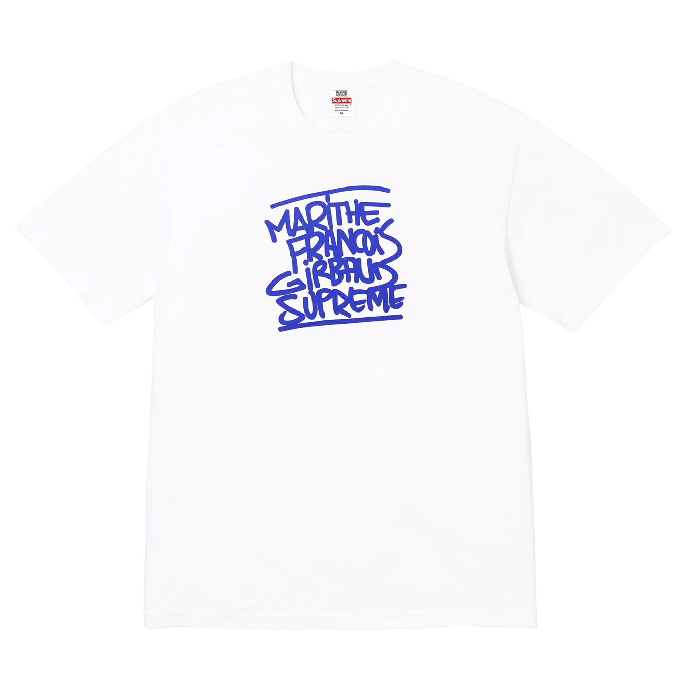 Supreme Marithé + François Girbaud Tee 'White' — XXS — Front View