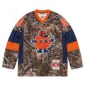 Supreme x Mitchell & Ness NCAA Hockey Jersey 'True Timber Kanati Camo' — XXS — Front View