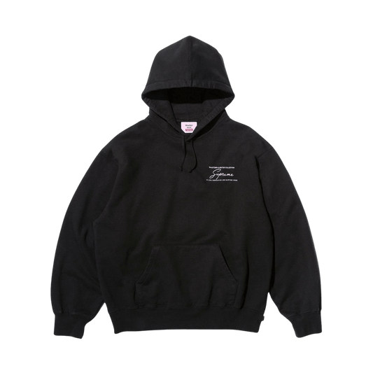 Supreme Martine Rose Hoodie 'Black' — XXS — Front View