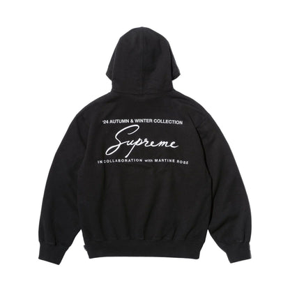 Supreme Martine Rose Hoodie 'Black' — XXS — Side View
