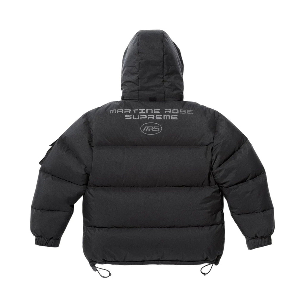 Supreme Martine Rose Down Puffer Jacket 'Black' — XXS — Side View