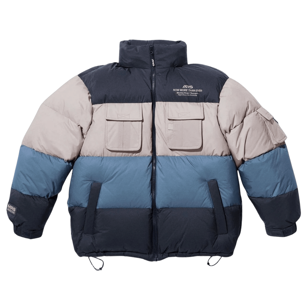 Supreme Martine Rose Down Puffer Jacket 'Multi-colour' — XXS — Front View