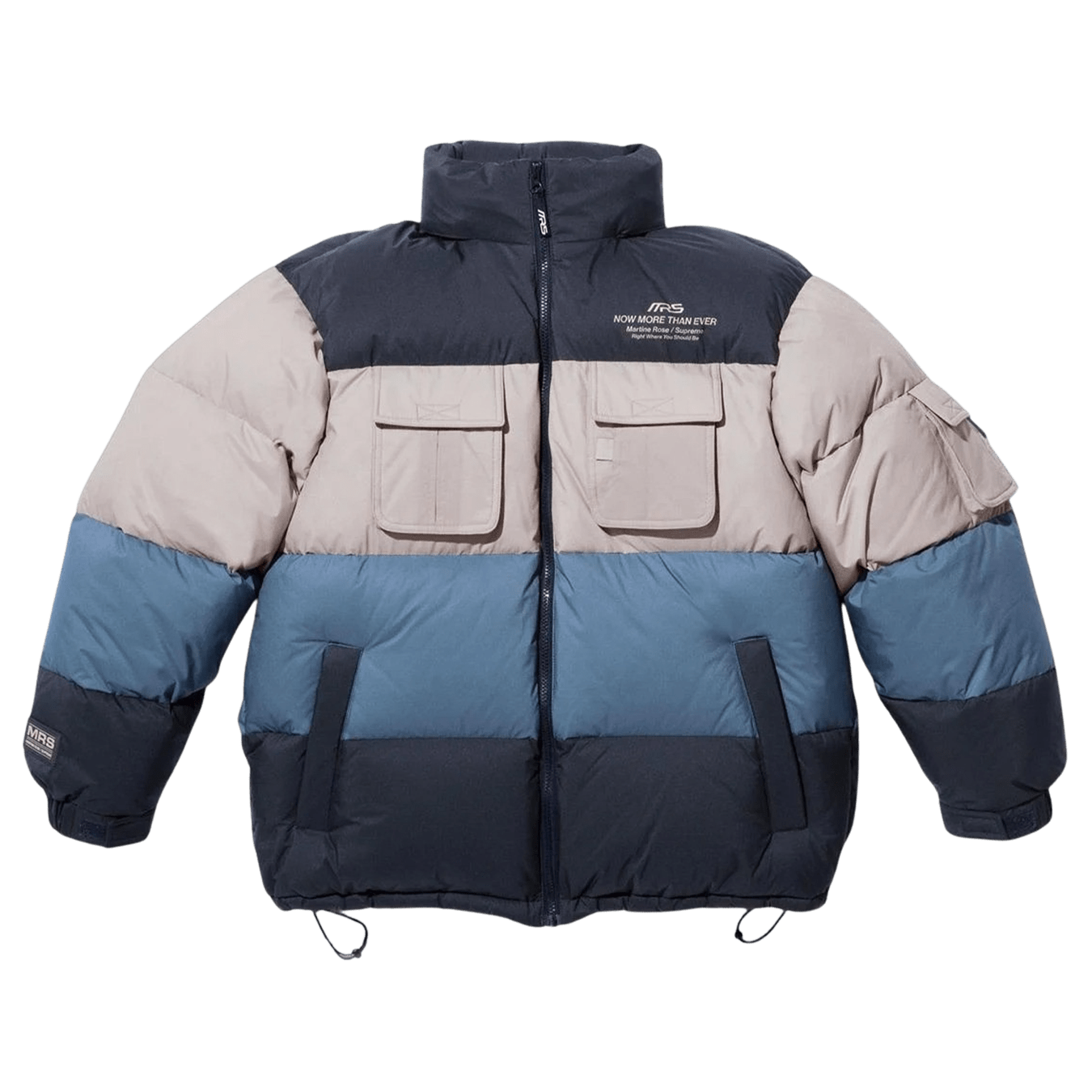 Supreme Martine Rose Down Puffer Jacket 'Multi-colour' — XXS — Front View