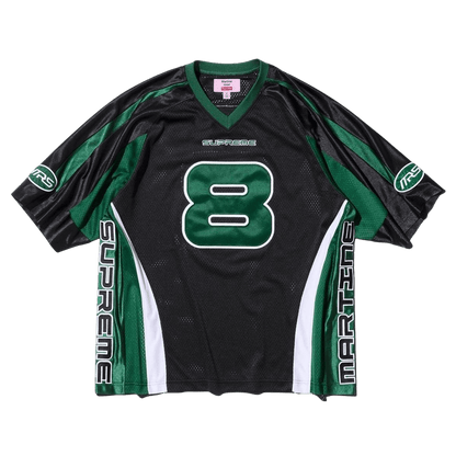 Supreme Martine Rose Football Jersey 'Black' — XXS — Front View