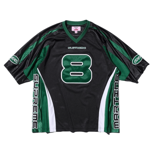 Supreme Martine Rose Football Jersey 'Black' — XXS — Front View
