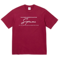 Supreme Martine Rose Tee 'Cardinal' — XXS — Front View