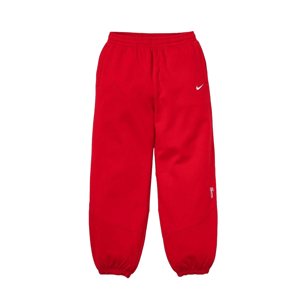 Supreme x Nike Sweatpant 'Red' — XXS — Front View