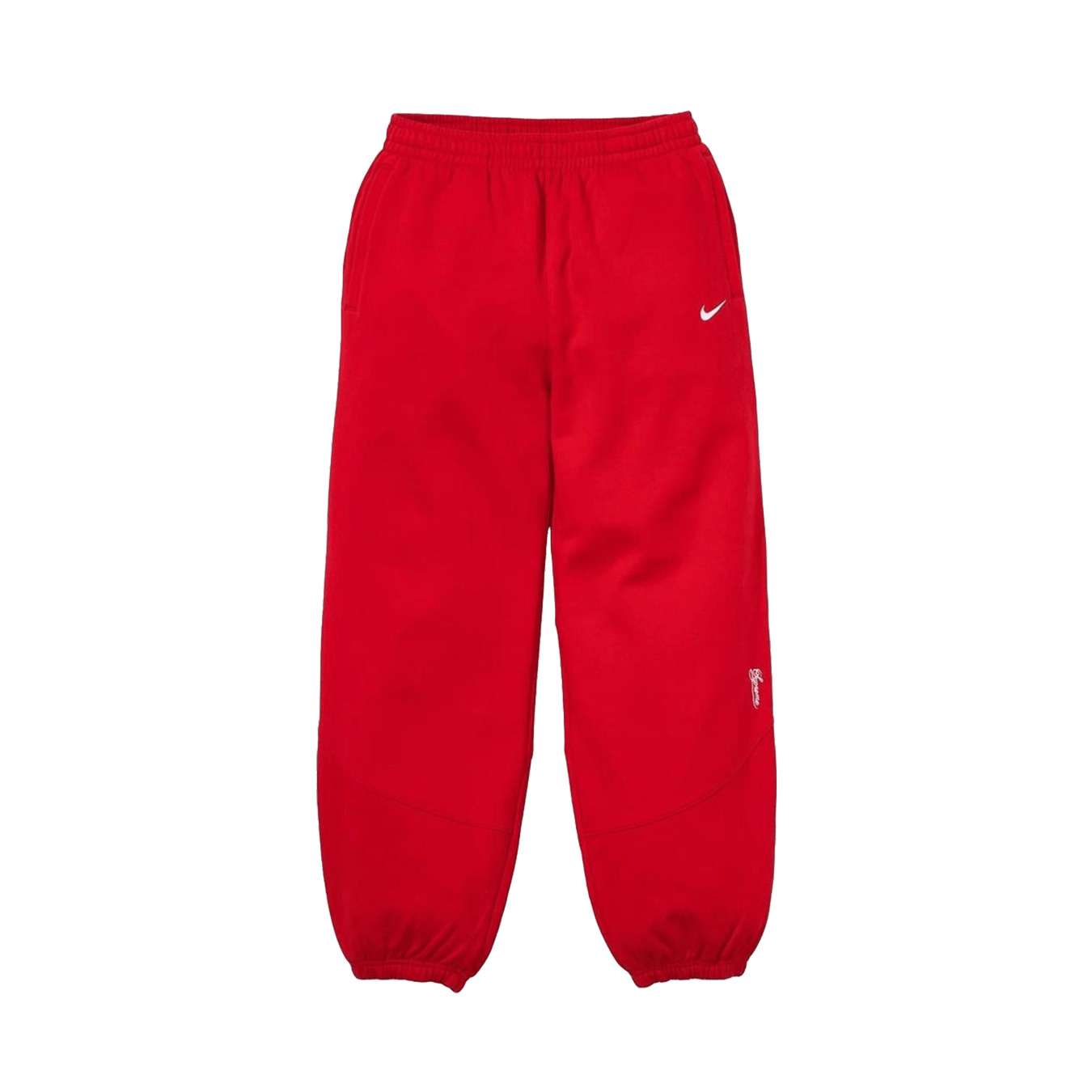 Supreme x Nike Sweatpant 'Red' — XXS — Front View